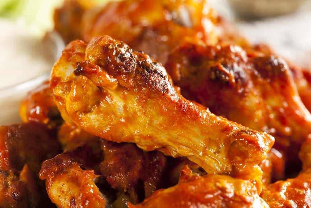 Alitas de pollo sin azúcar