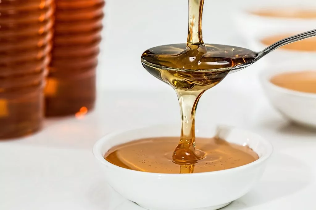 tipos de edulcorantes: miel